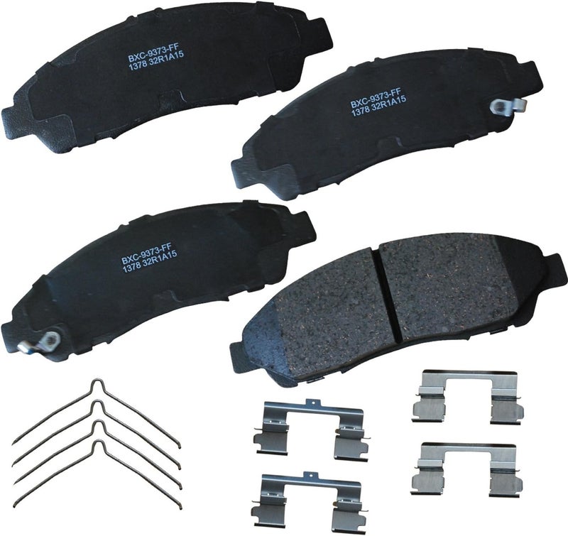 Bendix Premium SBC1378 Ceramic Front Brake Pads for Acura MDX 2013-2007, RLX 2014, RLX 2020-2016, ZDX 2013-2010, Honda Pilot 2015-2009 - Image 1